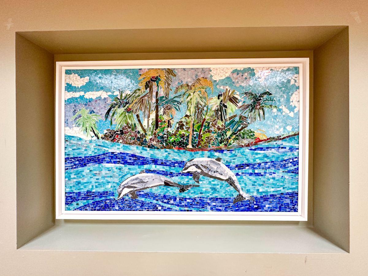 Glass mosaic at Lee Memorial Hospital, Fort Myers