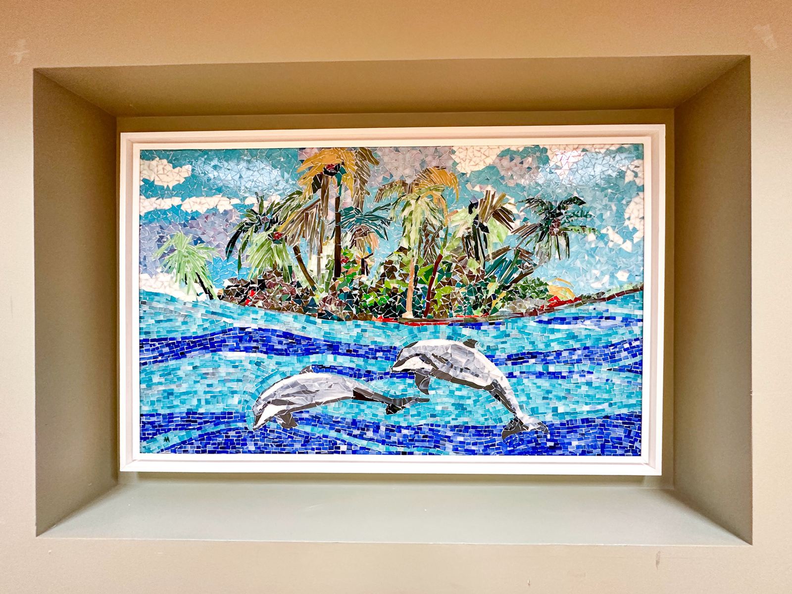 Glass mosaic at Lee Memorial Hospital, Fort Myers