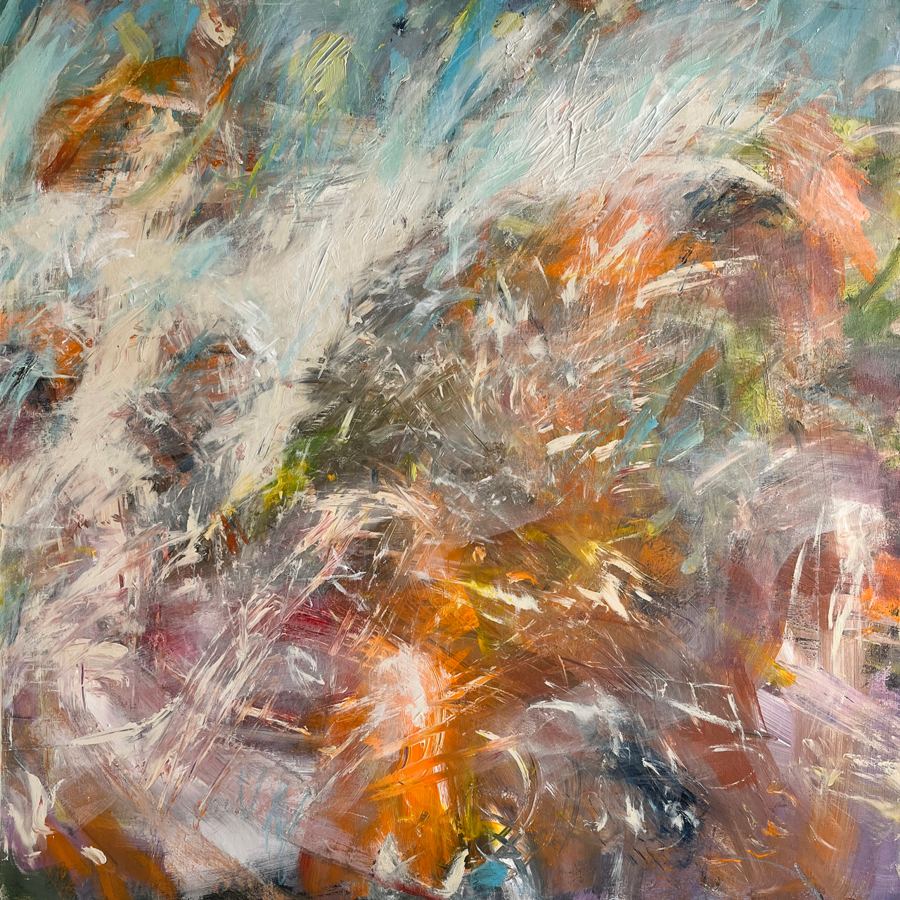 Burst, a painting by Mila Apperlo