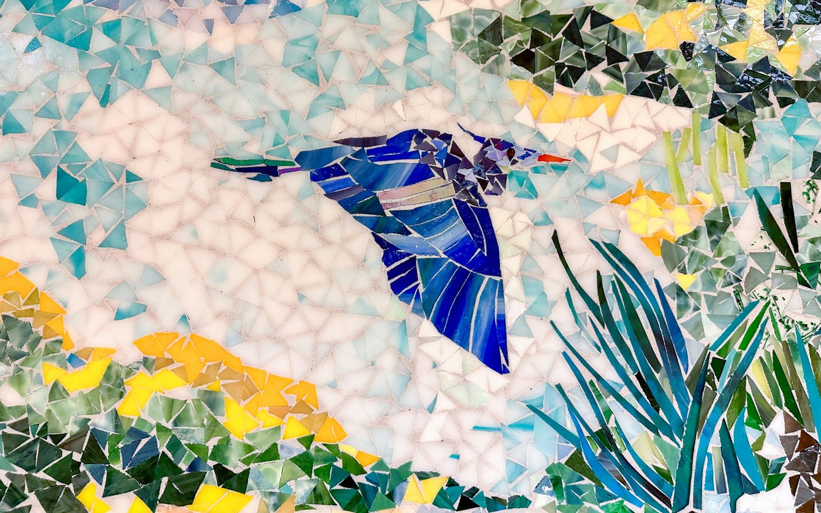 Glass mosaic at Lee Memorial Hospital, Fort Myers
