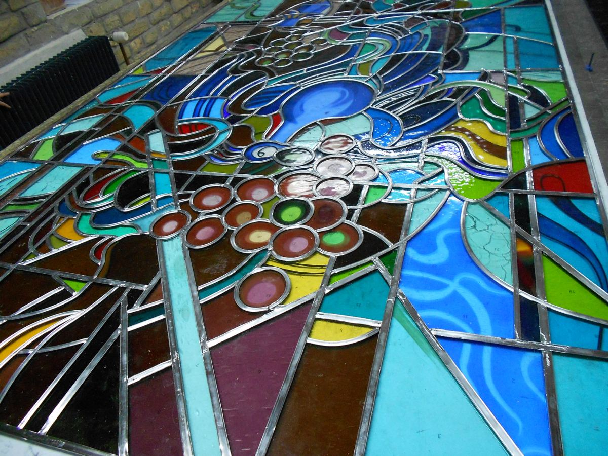 Stained glass for a private residence by Apperlo Art, image 2
