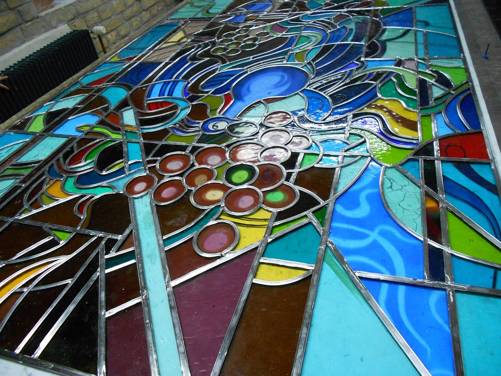 Stained glass for a private residence by Apperlo Art, image 2