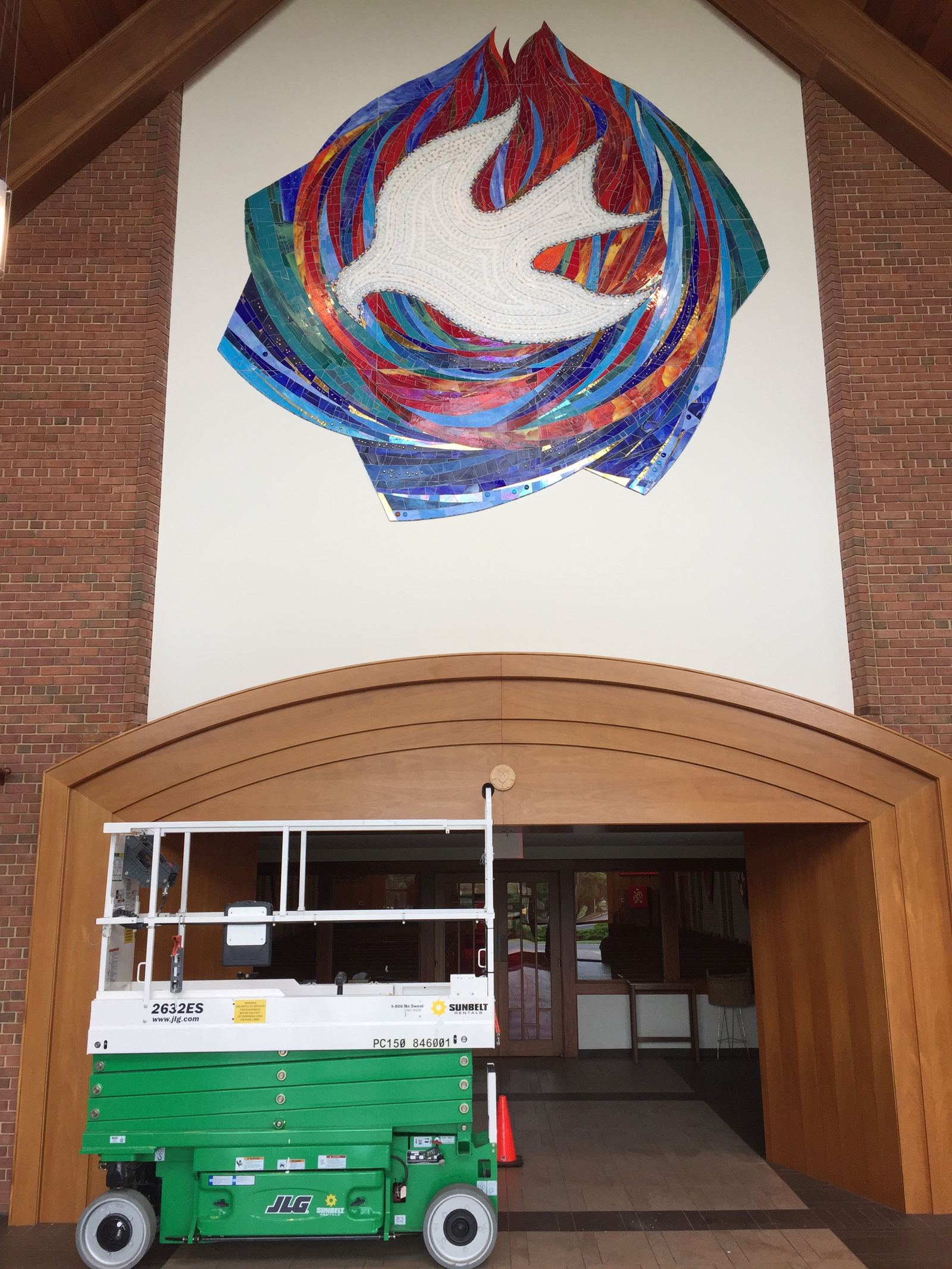 Mosaic at Lutheran Church of Redeemer in McLean, Virginia, image 10
