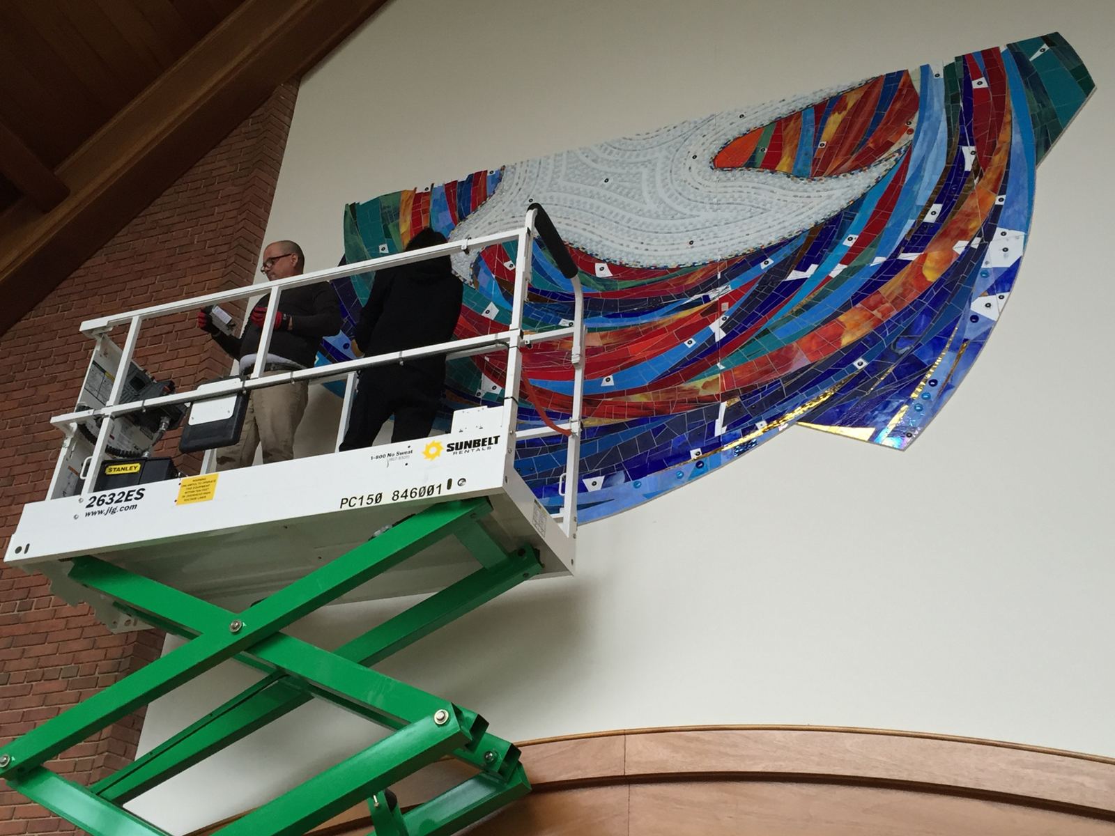 Mosaic at Lutheran Church of Redeemer in McLean, Virginia, image 6