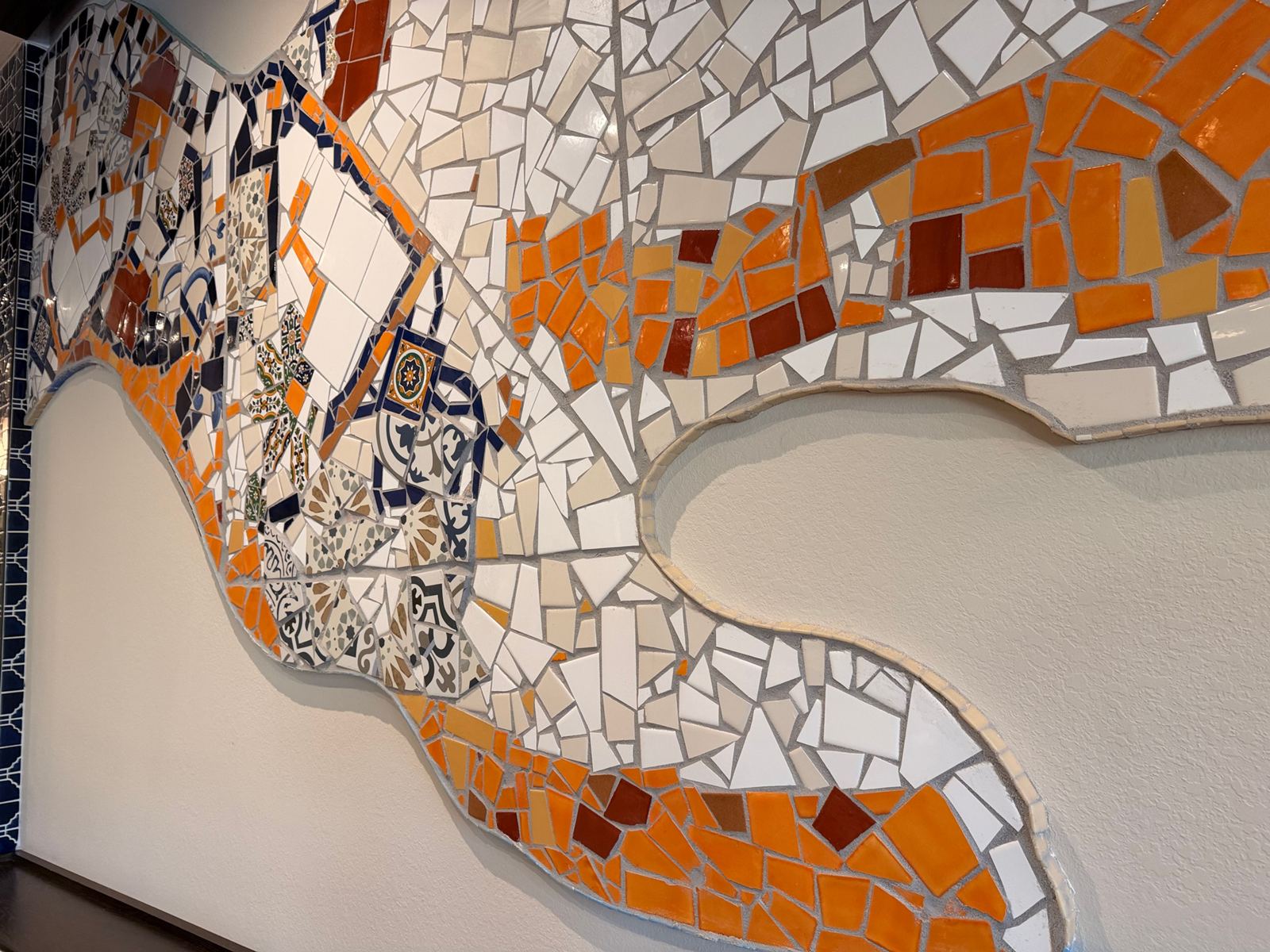 Custom tile mosaic project at Bulla Gastro Bar in Aventura, photo 4