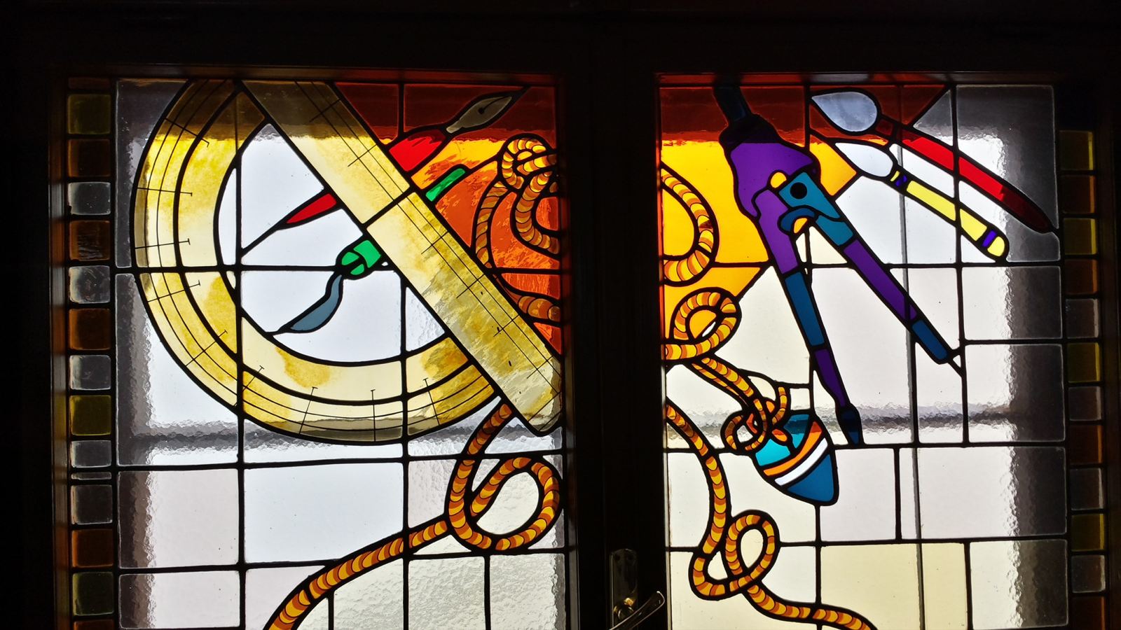 Stained glass at the Serbian Academy of Sciences and Arts in Belgrade, photo 32