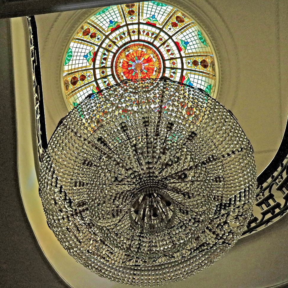 Stained glass for a private villa in Belgrade, Serbia