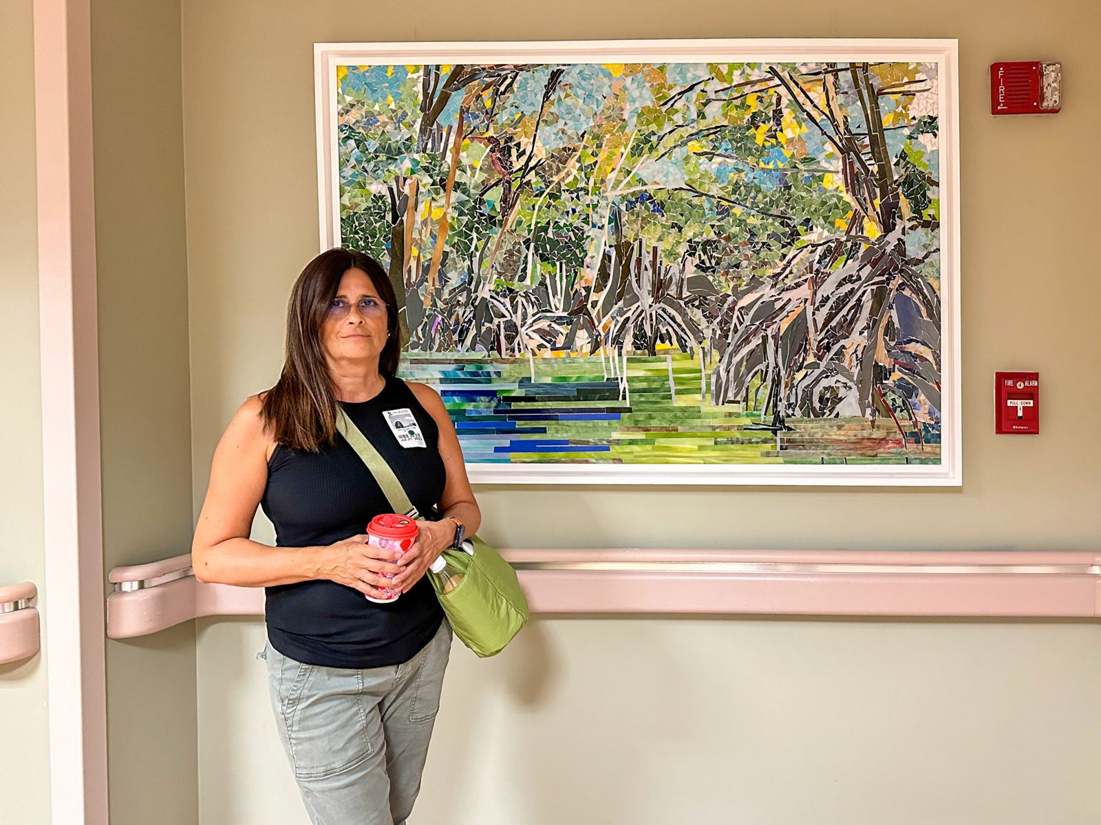 Glass mosaic at Lee Memorial Hospital, Fort Myers