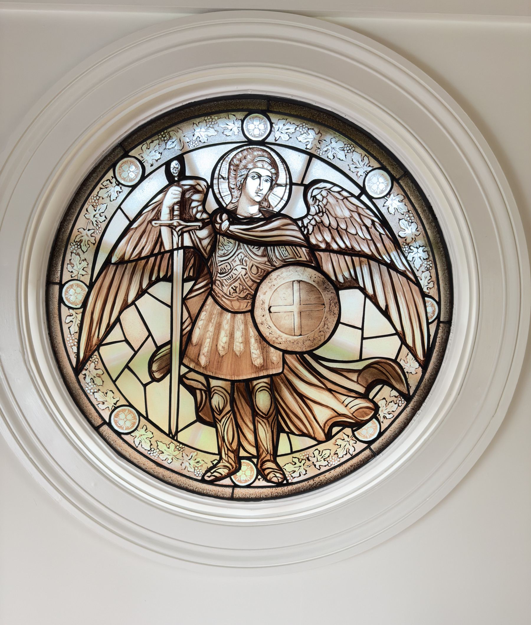 Stained glass window for the Healing Chapel at Trinity by the Cove in Naples, Florida