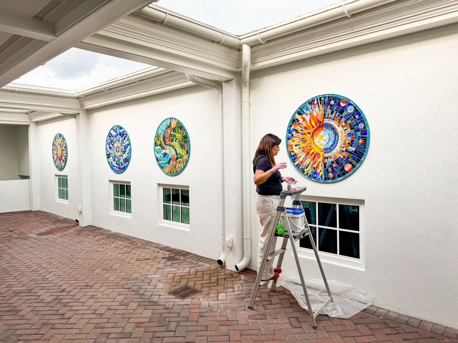 Story of Creation mosaic at Trinity by the Cove Episcopal Church, Naples