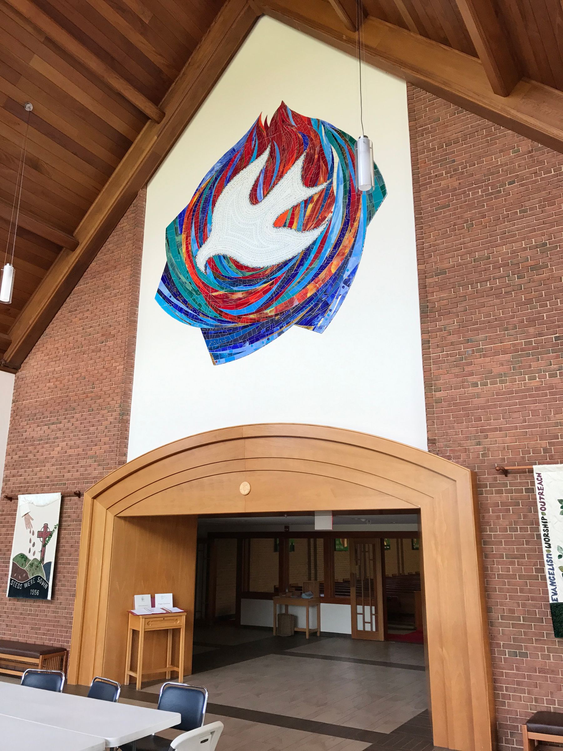 Mosaic at Lutheran Church of Redeemer in McLean, Virginia