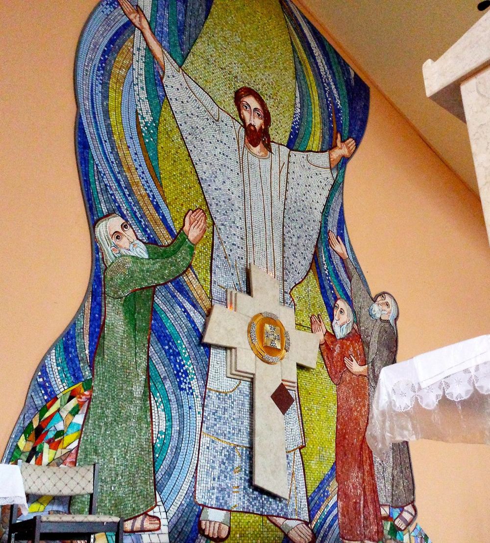 Glass mosaic of the Transfiguration of Jesus by Apperlo Art